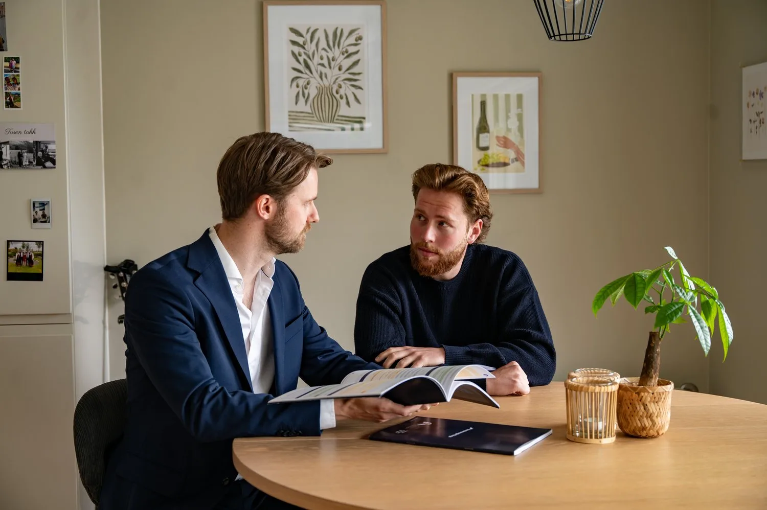 Rådgiver i Sparebanken Norge i samtale